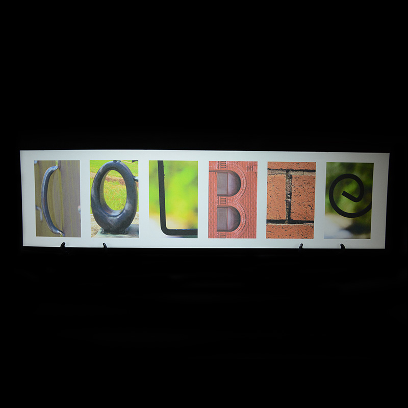 personalized letter art